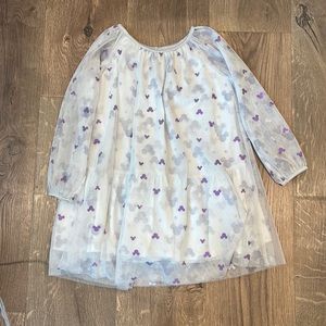 Girls Mickey Mouse Long Sleeve Dress